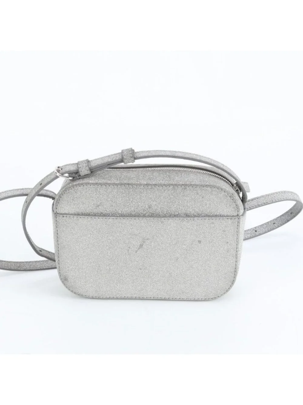 Balenciaga Everyday Camera Glitter Leather Shoulder Bag Crossbody - Picture 3 of 9